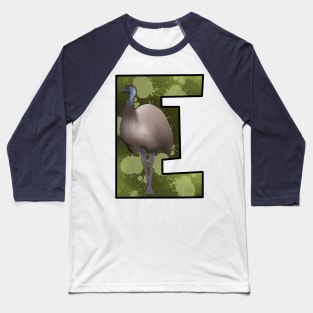 E is for emu Baseball T-Shirt